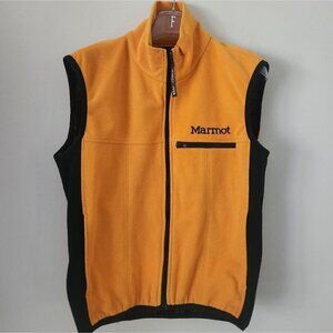 MARMOT | Fleece vest yellow black mens sz S